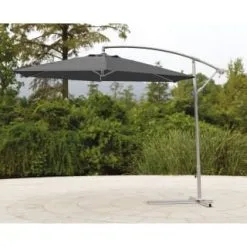 ALFRESCO LIVING Deluxe Hanging Parasol 3m - Grey