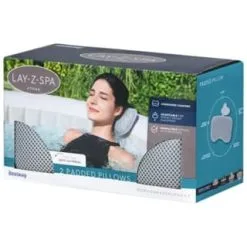 Lay-z Spa Lay-Z-Spa Padded Pillow 2pk -Garden Furniture Shop 379801 lay z spa 2 pack padded pillow 2
