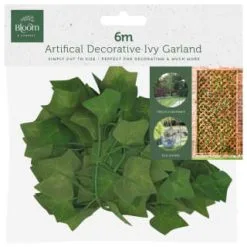 B&M Artificial Decorative Ivy & Eucalyptus Garland 6m -Garden Furniture Shop 379980 artifical decorative ivy gerland 6m