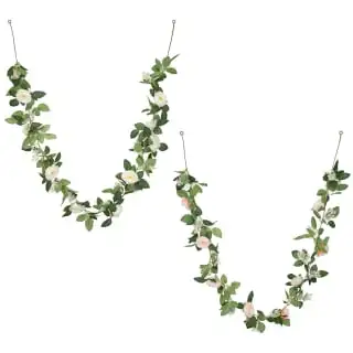 Mason & Jones - Gardening Specialists Artificial Rose Garland 180cm - Pink 5 Mason & Jones - Gardening Specialists Artificial Rose Garland 180cm - Pink - Image 3