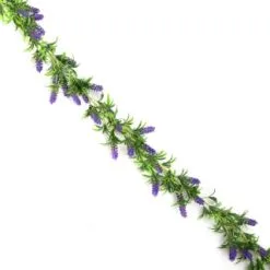 B&M Artificial Lavender Garland 180cm -Garden Furniture Shop 379985 180cm artificial lavender garland