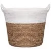 B&M Natural Planter Basket With Handles -Garden Furniture Shop 380056 natural planter basket with handles and plastic liner