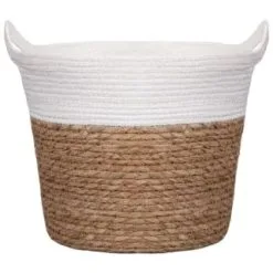 B&M Natural Planter Basket With Handles