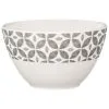 B&M Urban Print Dip Bowl - White -Garden Furniture Shop 381058 urban print dip bowl white
