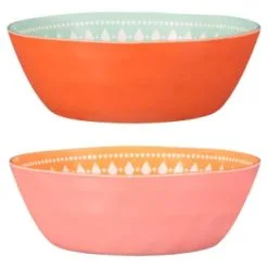 B&M Bloom Print Picnic Bowl - Pink 7 B&M Bloom Print Picnic Bowl - Pink -Garden Furniture Shop 381069 bloom print bowl main