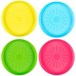 B&M Little Safari Kids Colour Plates 4pk