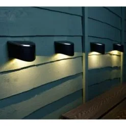 Mason & Jones - Solar Specialists Solar Powered Down Lights - White LED 4pk