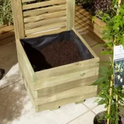Rowlinson Aston Square Lattice Planter -Garden Furniture Shop 385864 aston square planter with lattice 3