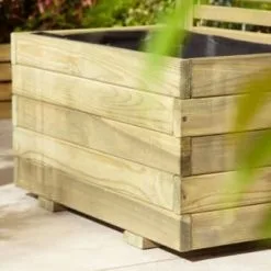 Rowlinson Aston Rectangular Lattice Planter -Garden Furniture Shop 385865 aston rectangular planter with trellis 7