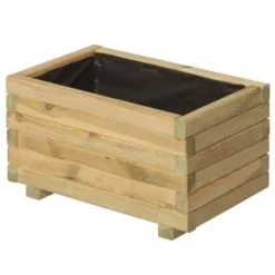 Rowlinson Astmoor Rectangular Planter - 30 X 50 X 27cm