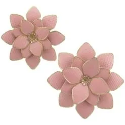 B&M Flower Wall Plaques 2pk - Pink -Garden Furniture Shop 392757 2pk metal wall flowers pink 2