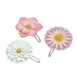 B&M Flower Wall Hook - Cream -Garden Furniture Shop 392759 flower wall hook lilac