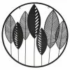 B&M Round Leaf Metal Wall Art -Garden Furniture Shop 392760 round leaf metal wall art