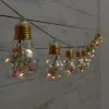 Mason & Jones - Solar Specialists 10 Solar Floral Lightbulb String Lights