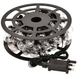 Eveready Mains Powered LED Festoon Bulb String Lights 100pk - Cool White -Garden Furniture Shop 392911 eveready 100 mains operated festoon bulb string lights