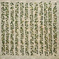 Mason & Jones - Solar Specialists Solar Powered Artificial Ivy Leaf Curtain 180 X 180cm