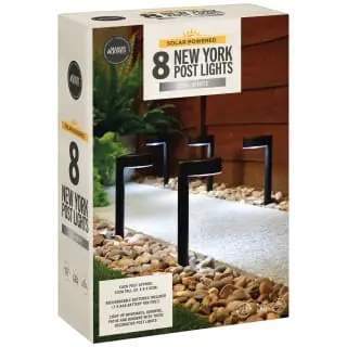 Mason & Jones - Solar Specialists Solar Powered New York Post Lights 8pk 6 Mason & Jones - Solar Specialists Solar Powered New York Post Lights 8pk - Image 4