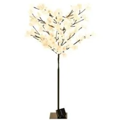 Mason & Jones - Solar Specialists Solar Powered Magnolia Blossom Tree 4ft -Garden Furniture Shop 393029 4ft solar powered magnolia blossom tree 2