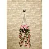 Mason & Jones - Solar Specialists Solar Powered Artificial Floral Hanging Basket -Garden Furniture Shop 393030 solar powered artificial floral hanging basket1