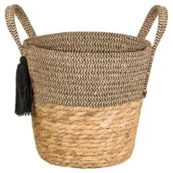 B&M Urban Eden Cotton Rope Planter With Tassels