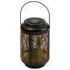B&M Urban Eden Solar Powered Metal Lantern