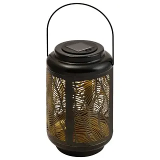 B&M Urban Eden Solar Powered Metal Lantern 2 B&M Urban Eden Solar Powered Metal Lantern