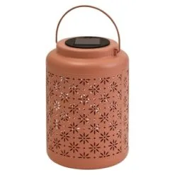 B&M Boho Garden Solar Powered Metal Lantern