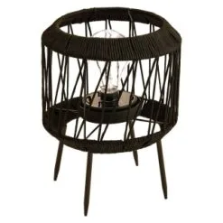 Mason & Jones - Solar Specialists Solar Powered Rope Table Light On Stand