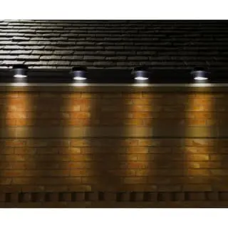 Mason & Jones - Solar Specialists Solar Powered Fence & Gutter Lights - Black 4pk 3 Mason & Jones - Solar Specialists Solar Powered Fence & Gutter Lights - Black 4pk
