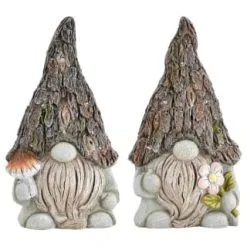 B&M Solar Rustic Gonk Gnome Ornament - Mushroom 7 B&M Solar Rustic Gonk Gnome Ornament - Mushroom -Garden Furniture Shop 393242 solar rustic gonk gnome ornament group