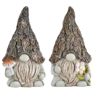 B&M Solar Rustic Gonk Gnome Ornament - Mushroom 5 B&M Solar Rustic Gonk Gnome Ornament - Mushroom - Image 3