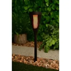 Mason & Jones - Solar Specialists Santorini Flame Effect Post Lights 3pk
