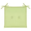 Simply Garden Luxury Seat Pads - Green 2pk -Garden Furniture Shop 393560 2pk shower resistant seat pads green
