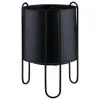 B&M New York Planter In Stand - Black -Garden Furniture Shop 393670 new york small planter in stand black