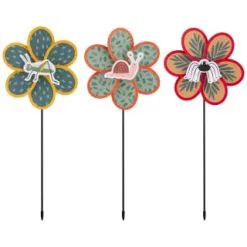 B&M Kids Insect Windmill Stakes 3pk