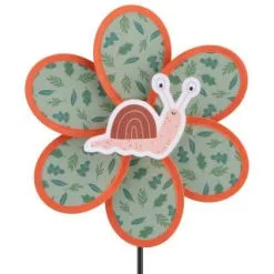 B&M Kids Insect Windmill Stakes 3pk -Garden Furniture Shop 393684 3pk kids windmills snail 2