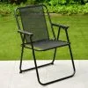 Simply Garden Folding Relaxer Chair - Black -Garden Furniture Shop 393741 simply garden relaxer chair