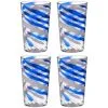 B&M Ocean Air Swirl Tumblers 4pk -Garden Furniture Shop 394244 4pk ocean swirl tumblers