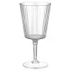 B&M Ridged Wine Glass - Clear -Garden Furniture Shop 394257 ridged wine glass clear