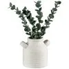 B&M Stone White Vase With Plants 2 B&M Stone White Vase With Plants -Garden Furniture Shop 394716 stone white vase with plants