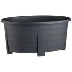Mason & Jones - Gardening Specialists Oval Planter - Black