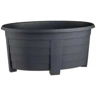 Mason & Jones - Gardening Specialists Oval Planter - Black 3 Mason & Jones - Gardening Specialists Oval Planter - Black
