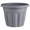 Mason & Jones - Gardening Specialists Round Planter 33cm - Grey -Garden Furniture Shop 397065 33cm round planter grey