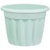 B&M Round Planter 40cm - Sage -Garden Furniture Shop 397071 40cm round planter sage